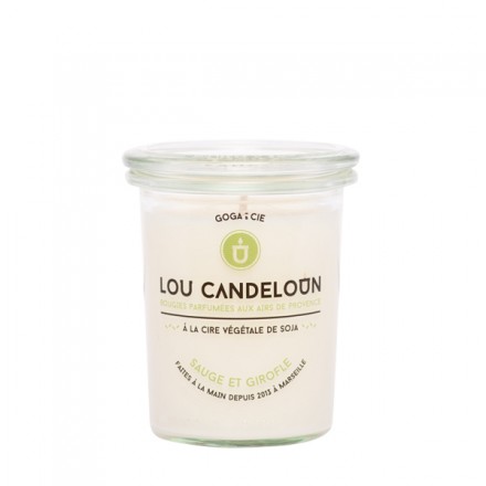 Scented candle 120g Sage and clove